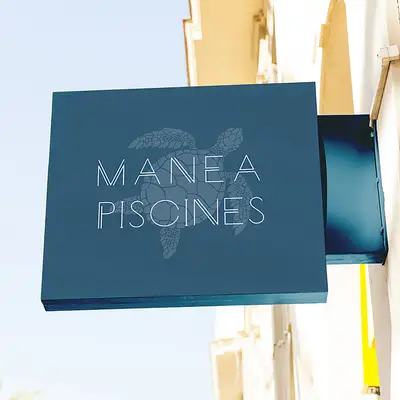 Manéa Piscine - Identité graphique