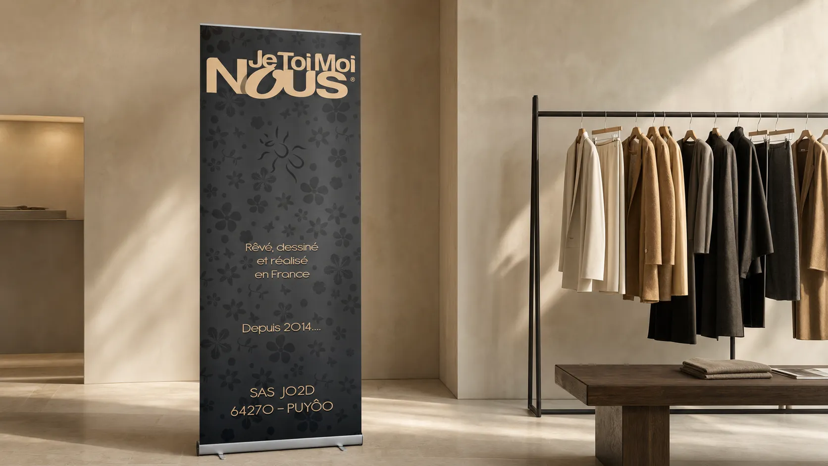 Kakémono Je Toi Moi Nous en boutique